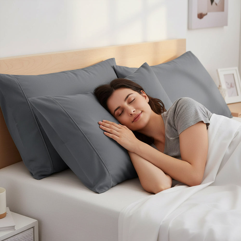 Soft Bamboo Pillowcase Pair