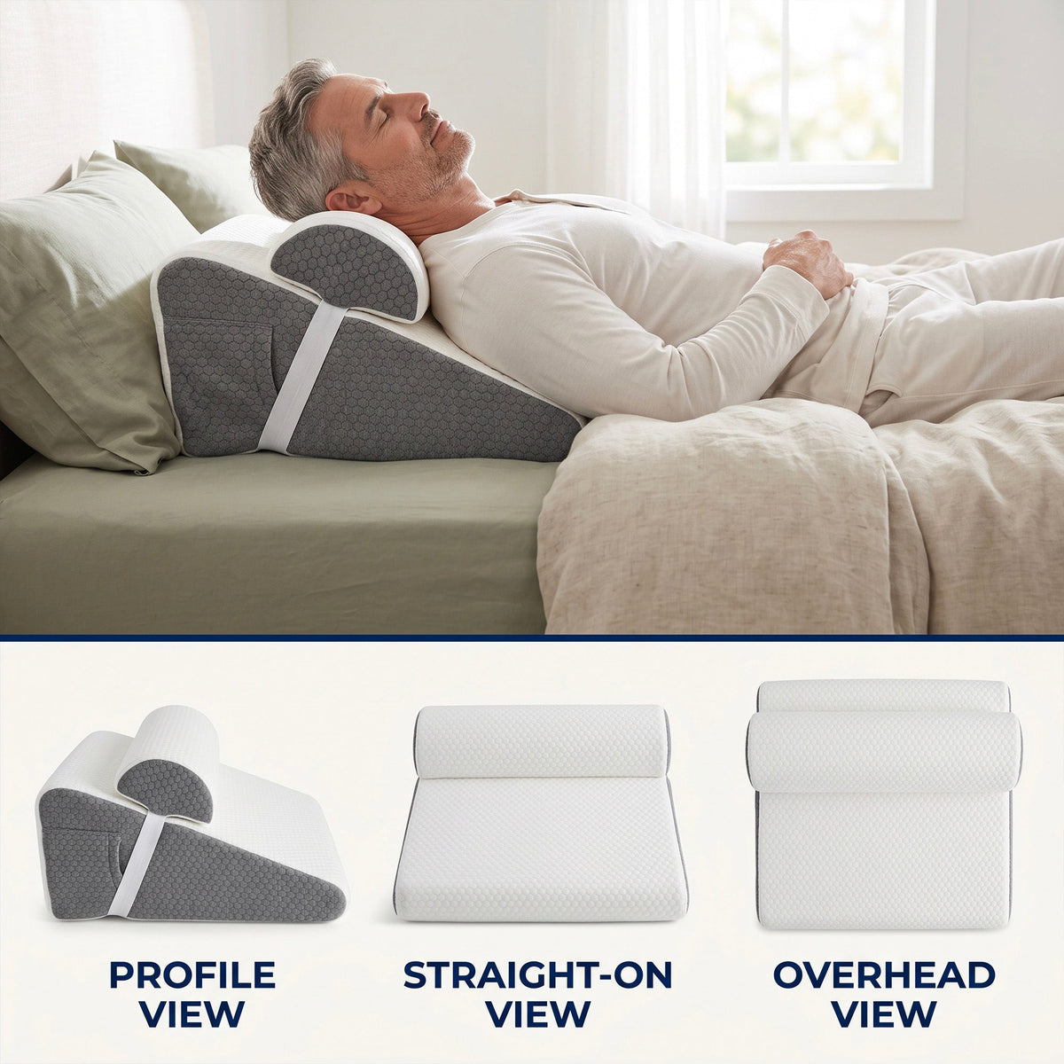 Quiet Tilt Incline Wedge Pillow