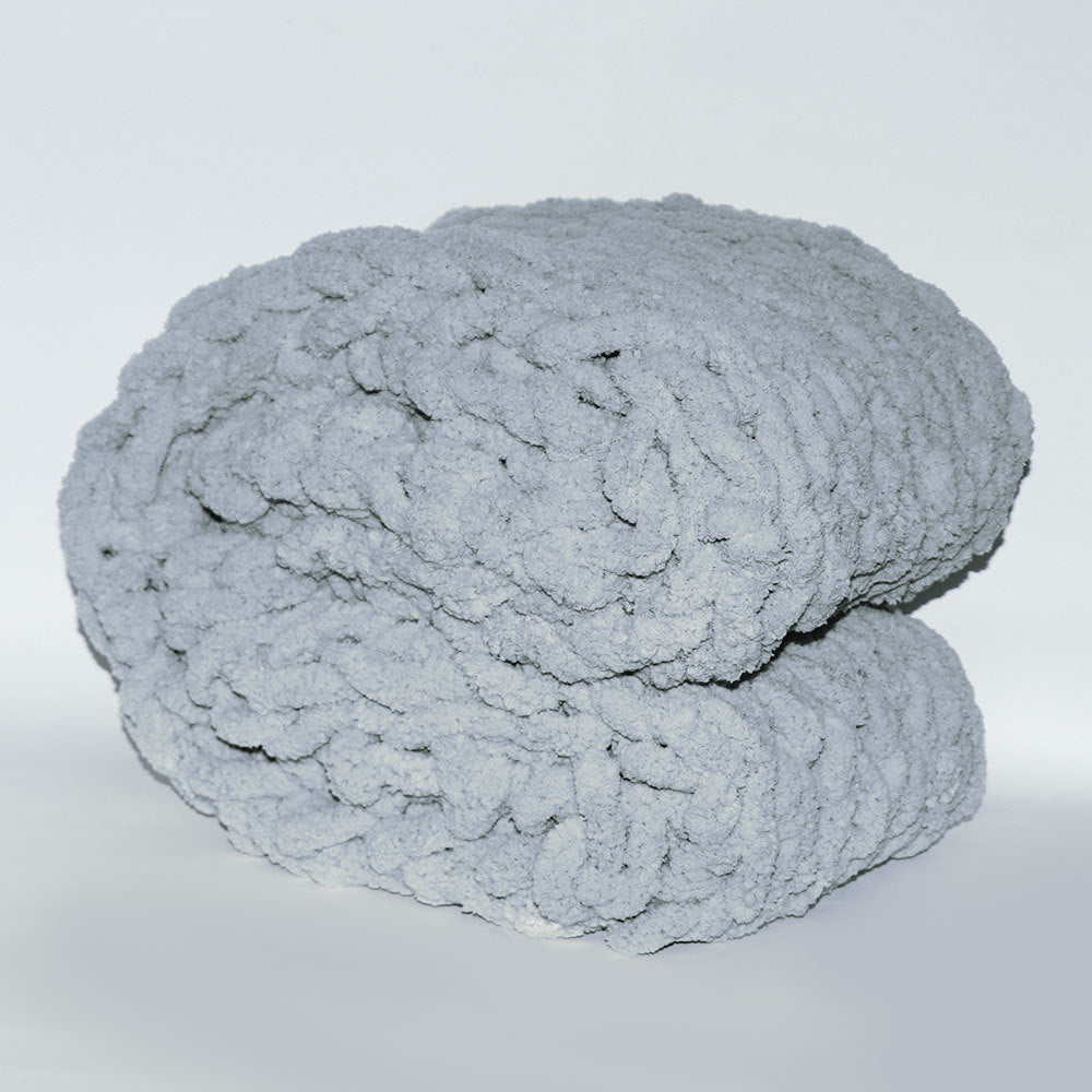 Chunky Chenille Knit Throw Blanket
