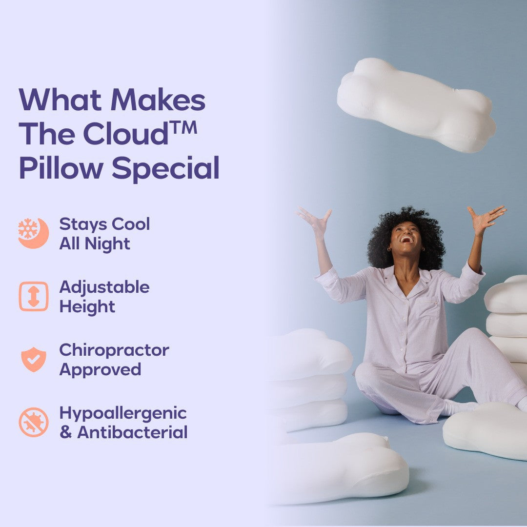 Ergonomic Butterfly Memory Foam Pillow