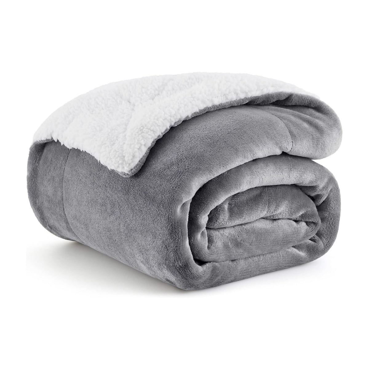 Double-Sided Sherpa Fleece Blanket